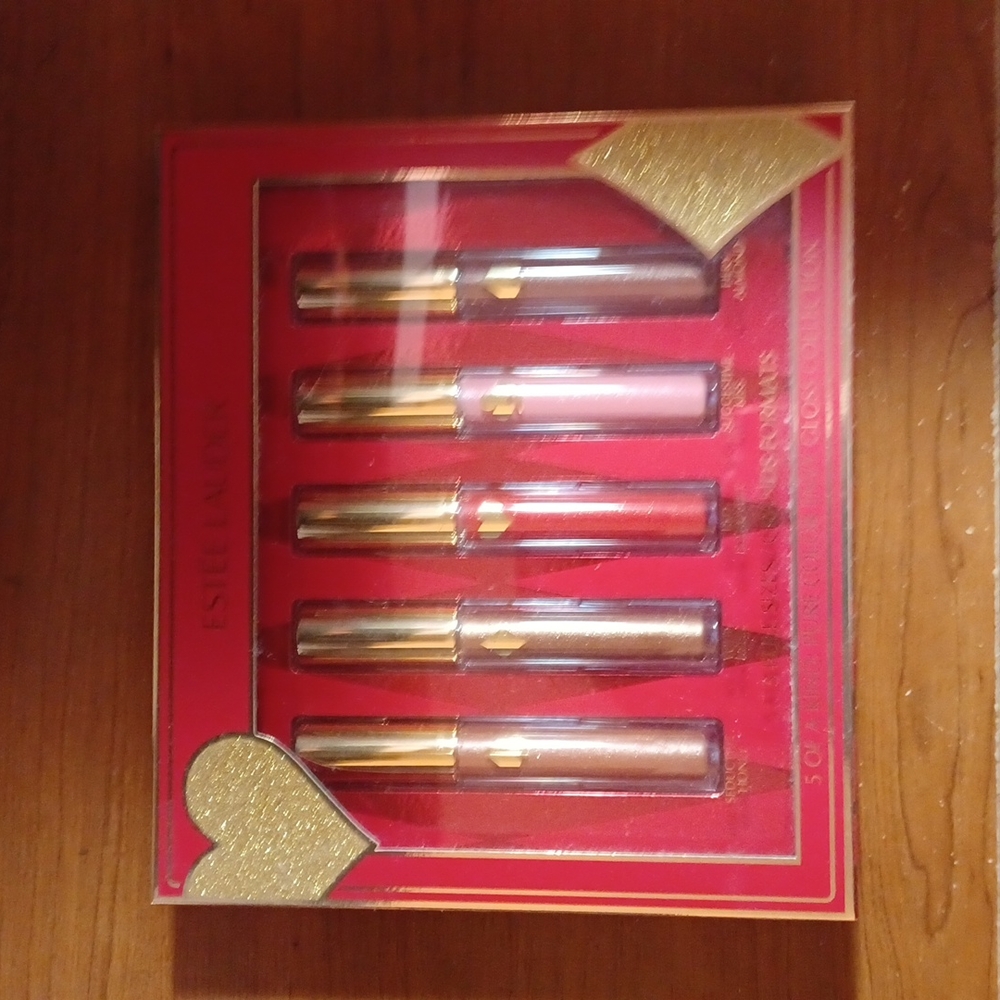 Estee Lauder Holiday Lipgloss Set of 5